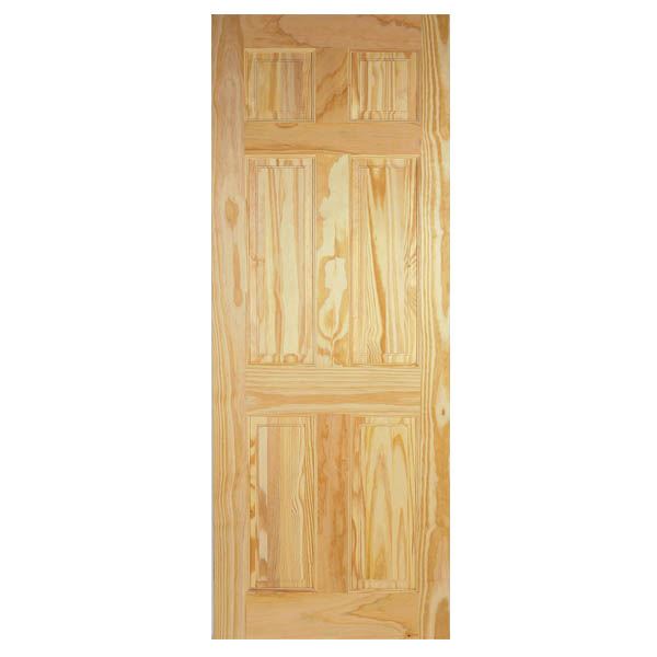 Clear Pine 6-Panel Door - All Sizes