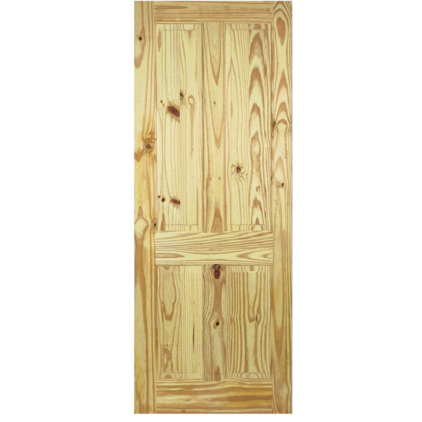 Knotty Pine Door - 4 Panel - All Sizes