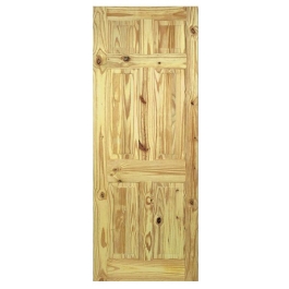 Knotty Pine Door - 6 Panel - All Sizes