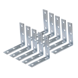 Corner Braces 25mm - Zinc Plated - (Pack of 10) - (015877N)