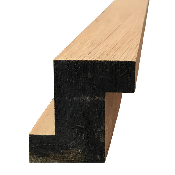Red Hardwood Sash - Double Rebate - 63mm x 63mm - Per Metre