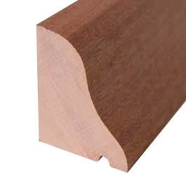 Red Hardwood Drip Mould - 25mm x 38mm - Per Metre