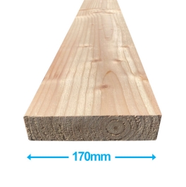 Sawn Softwood - C16 Eased Edge - 50mm x 175mm x 4.8Mt