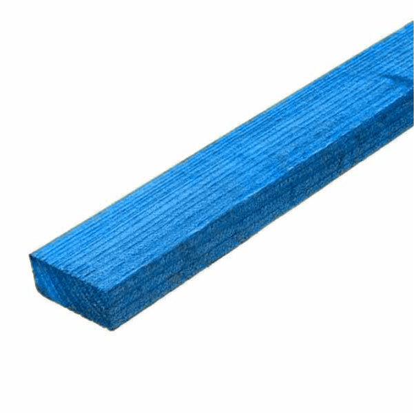 Treated Softwood Slate Lath - 25mm x 50mm (Blue Dye) - (Per Metre)
