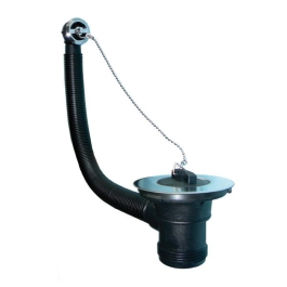 Sink Waste with Overflow 40mm - Stainless Steel - (200486)