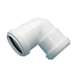 Pushfit Waste - White 40mm - Elbow 90D - (308247)