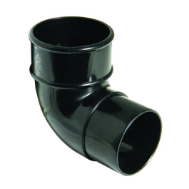 Rainwater Round Pipe Bend 92D - Black