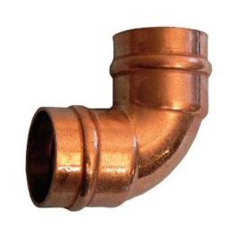 Copper Elbow 22mm - Solder Ring - (Pack of 2) - (337234)