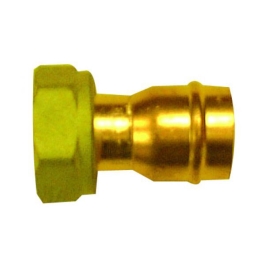 Copper Tap Connector - Solder Ring - 15mm x 1/2" - (Pack of 2) - (339208)