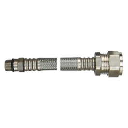 Flexible Tap Connector - 15mm x 12mm x 300mm - (Pack of 2) - (324679)