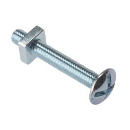 Roofing Bolts & Nuts - M6 x 12mm - (Pack of 25) - (25RBN612)