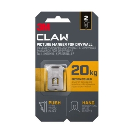 Claw Drywall Picture Hanger 20Kg - (Pack of 2)