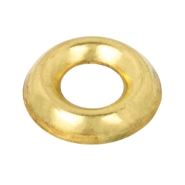Screw Cups M6 - Brass Plated - (Pack of 12) - (002204N)
