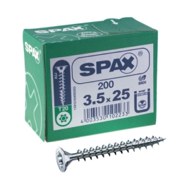 Spax Wirox Pozi Screws - 3.5 x 25mm - (200)