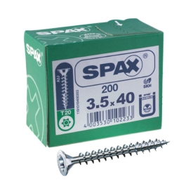Spax Wirox Pozi Screws - 3.5 x 40mm - (200)