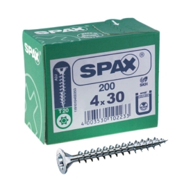 Spax Wirox Pozi Screws - 4.0 x 30mm - (200)