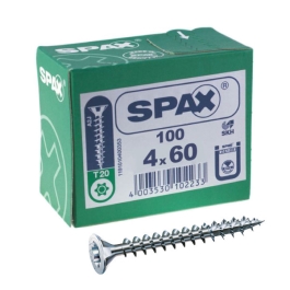 Spax Wirox Pozi Screws - 4.0 x 60mm - (100)