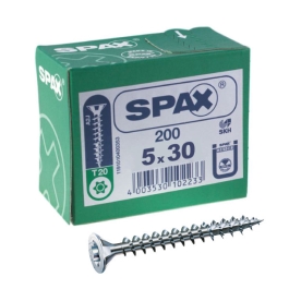 Spax Wirox Pozi Screws - 5.0 x 30mm - (200)