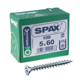Spax Wirox Pozi Screws - 5.0 x 60mm - (100)