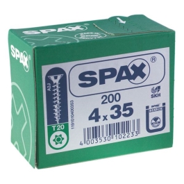 Spax Torx Screws - 6.0 x 160mm - 6 3/8" x 12 - (20)