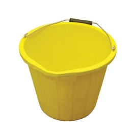 Invincible Builders Bucket - Heavy Duty - Yellow