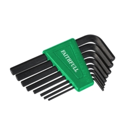 Faithfull Short Arm Hex Key Set - Imperial - (8Pc)