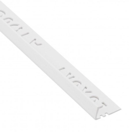 Tile Edge Trim - Square - 2.4Mt x 8mm - (White)