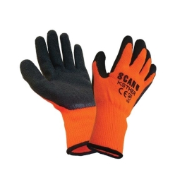 Scan Gloves - Orange & Black - Knitshell Thermal
