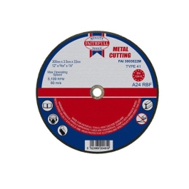 Faithfull Metal Cutting Disc 4" - 100mm x 3.2mm x 16mm