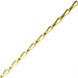 Chandelier Chain - 0.5mm x 17mm - Brass - (CA250BS)