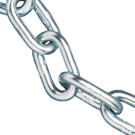 Welded Link Chain - 2mm x 12mm - Zinc Plated - (CA20BZP)