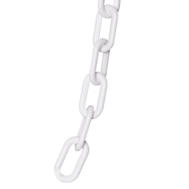 Plastic Chain - 6mm x 5Mt - White - (PC6WEB)