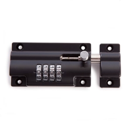 Combination Locking Bolt - Black - (RS110CSB)