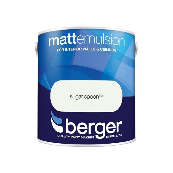 Berger Matt Emulsion 2.5Lt - Sugar Spoon