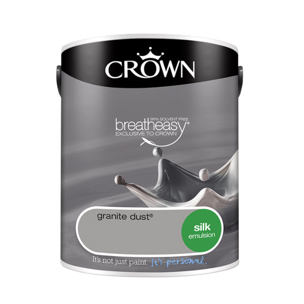 Crown Silk Emulsion 2.5Lt - Greys - Granite Dust