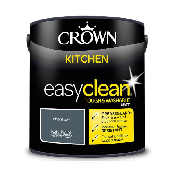 Crown Kitchen Paint 2.5Lt - EasyClean - Matt - Aftershow