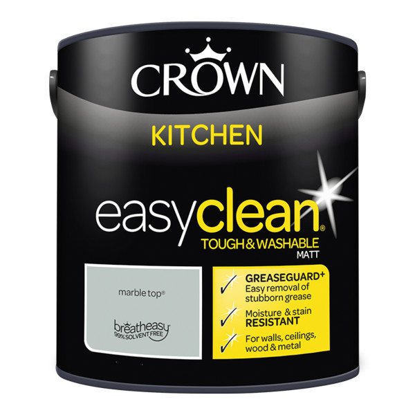 Crown Kitchen Paint 2.5Lt - EasyClean - Matt - Marble Top