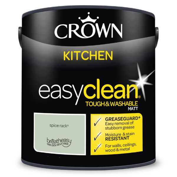 Crown Kitchen Paint 2.5Lt - EasyClean - Matt - Spice Rack