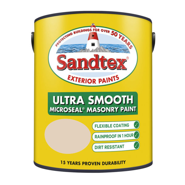 Sandtex Masonry Paint 5Lt - Smooth - Country Stone