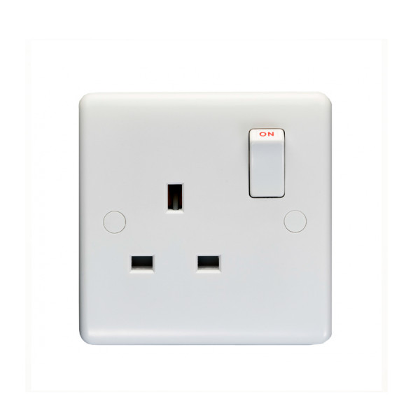 Switched Socket - 1 Gang - Double Pole - (PL4090)