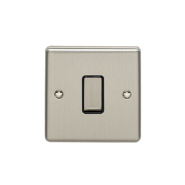 Wall Switch - Stainless Steel - 1 Gang - 2 Way - (EN1SWSSB)