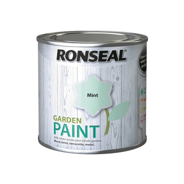 Ronseal Garden Paint 250ml - Mint