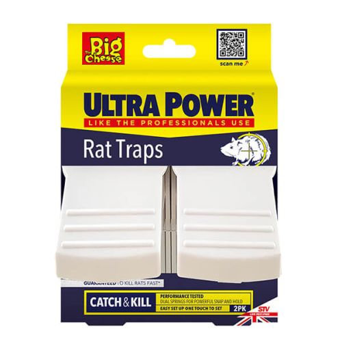 STV Big Cheese Rat Trap - Ultra Power - 2 Pack