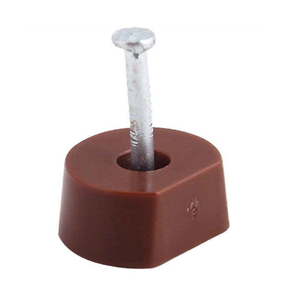 Shelf Support Studs - Nail In - Brown - (Pack of 8) - (002129N)