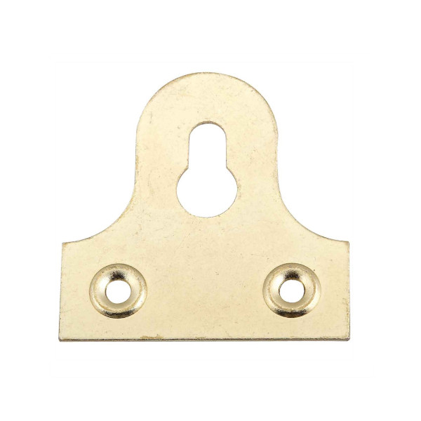 Picture Frame Slot Brackets 30mm - Brass Plated - (Pack of 4) - (002297N)
