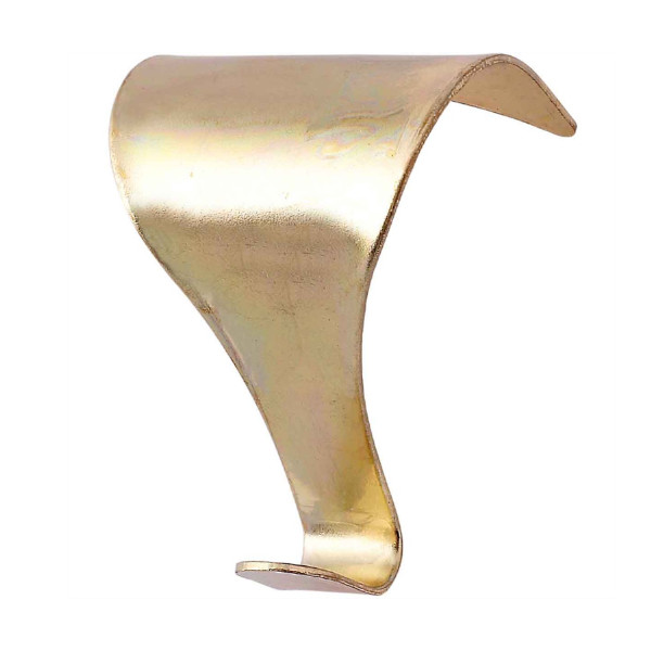 Picture Rail Hooks - Polished Brass - (Pack of 2) - (015662N)
