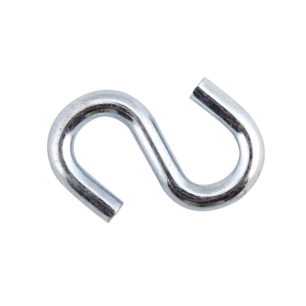S Hooks 38mm - Zinc Plated - (Pack of 2) - (043535N)