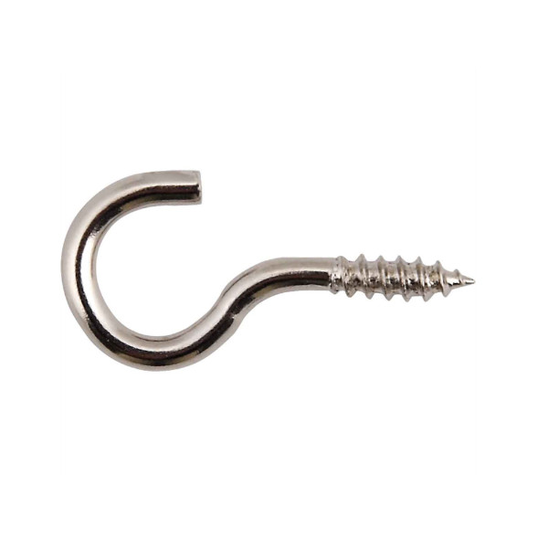 Screw Hooks 55mm - Zinc Plated - (Pack of 2) - (001863N)