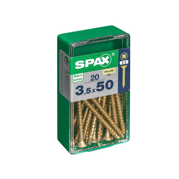 Spax Screws - 3.5 x 50mm - 2" x 6 - (20)