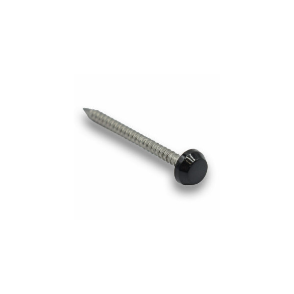 UPVC Nails 50mm - Ringshanked - Black Top - (Box of 100)